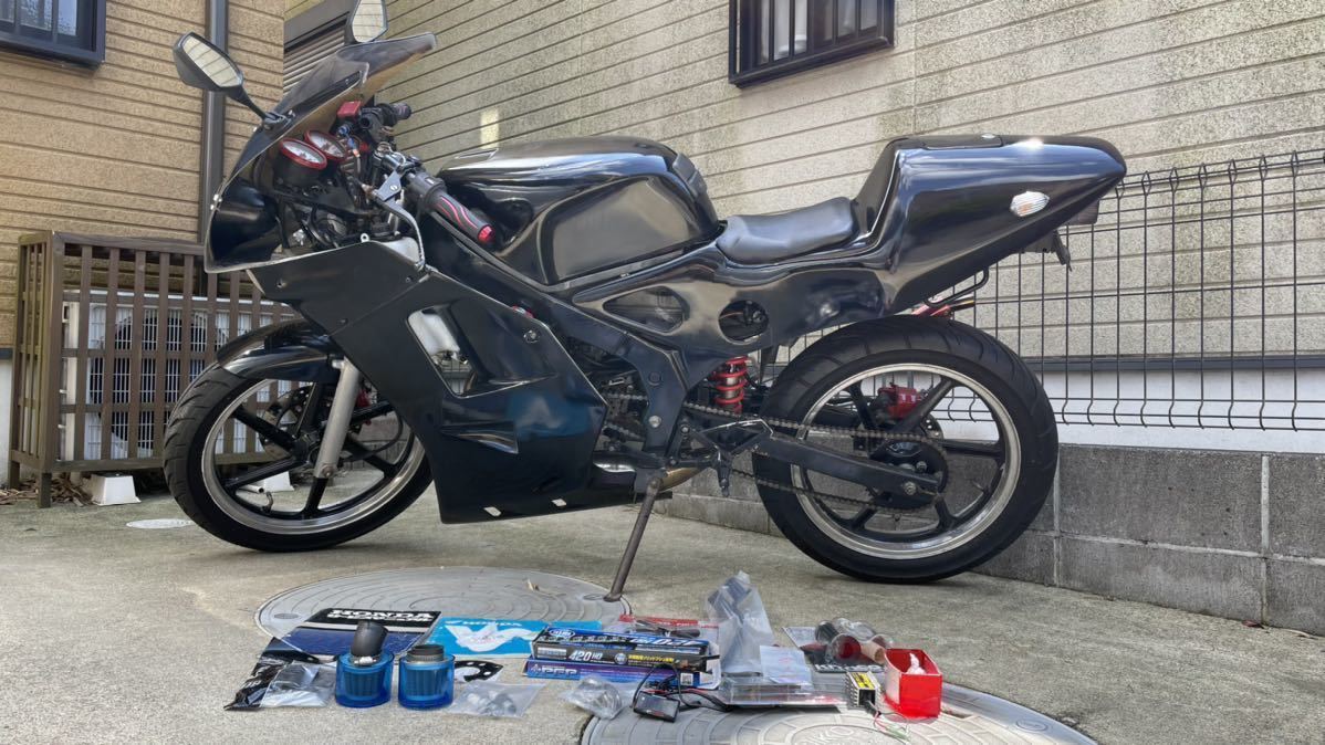 エンジン不動】ホンダNS-1 レストア車体+サービスマニュアル+パーツ+