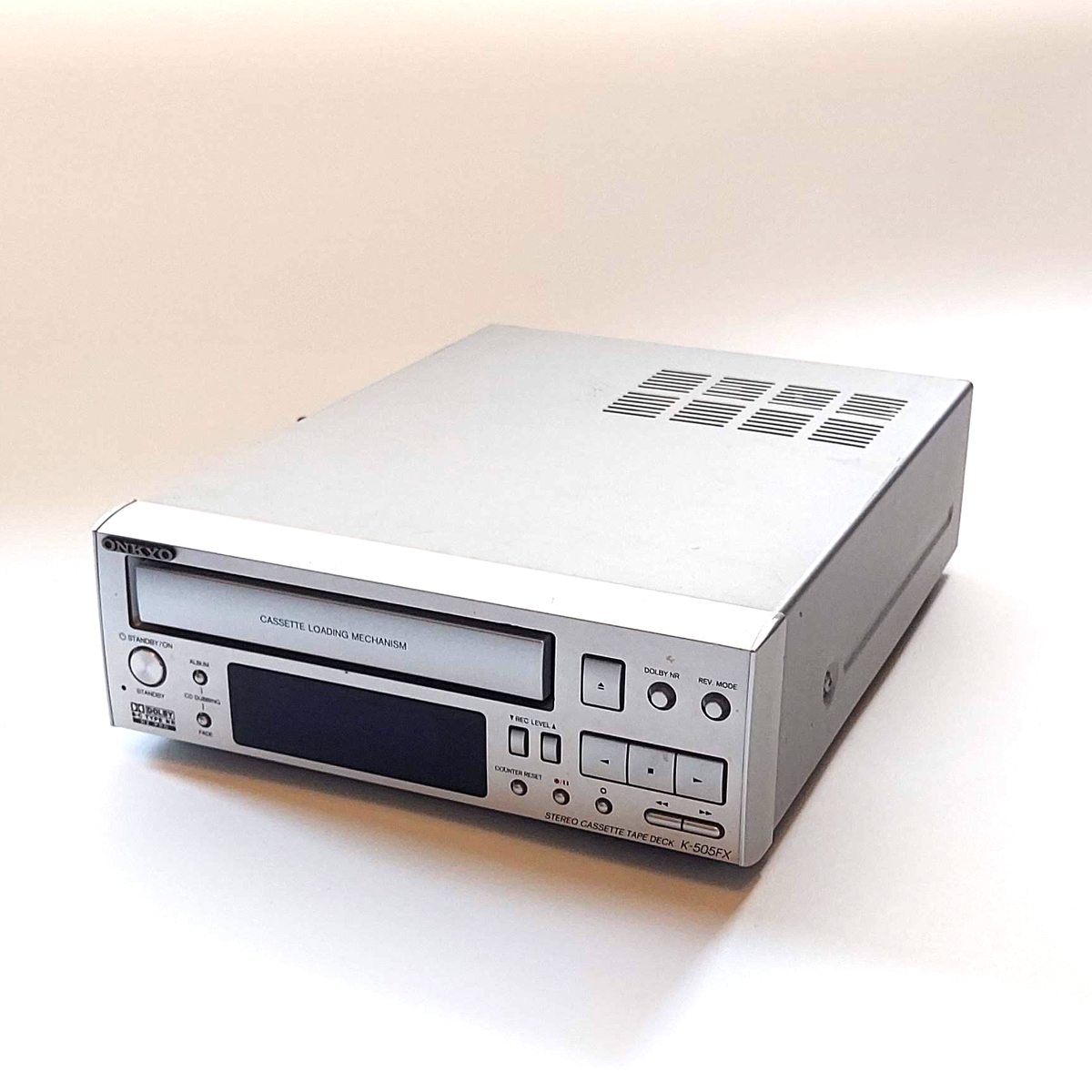 希少✨動作品❗️カセットテープデッキ オンキョーONKYO K-505FX ジャンク ONKYO オンキョー K-505FX ステレオカセットテープデッキ