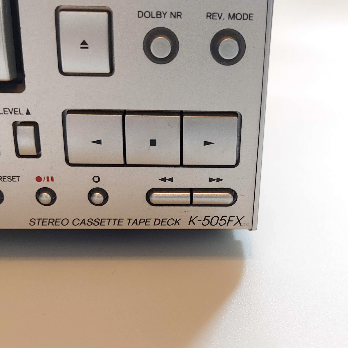 オーディオ機器 ONKYO K-505FX ステレオカセットテープデッキ