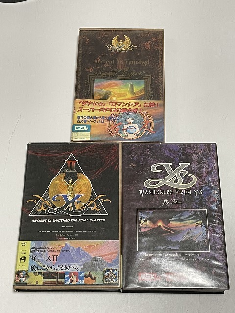 Yahoo!オークション MSX2 「イース イース 起動確認済 セット 1,2,3