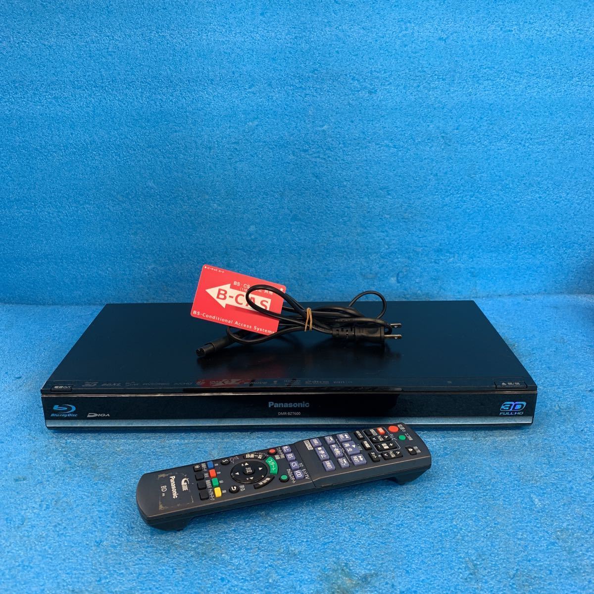 100%新品，お得 NO.05135.80..Panasonic パナソニック HDD/BDレコーダー DMR-BZT600 リモコン付 2011年製 通電確認 現状ジャンク品 