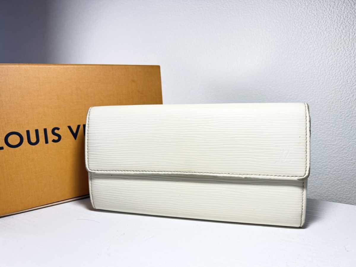 エピ VUITTON LOUIS 美品 長財布 ルイヴィトン ルイ・ヴィトン「エピ