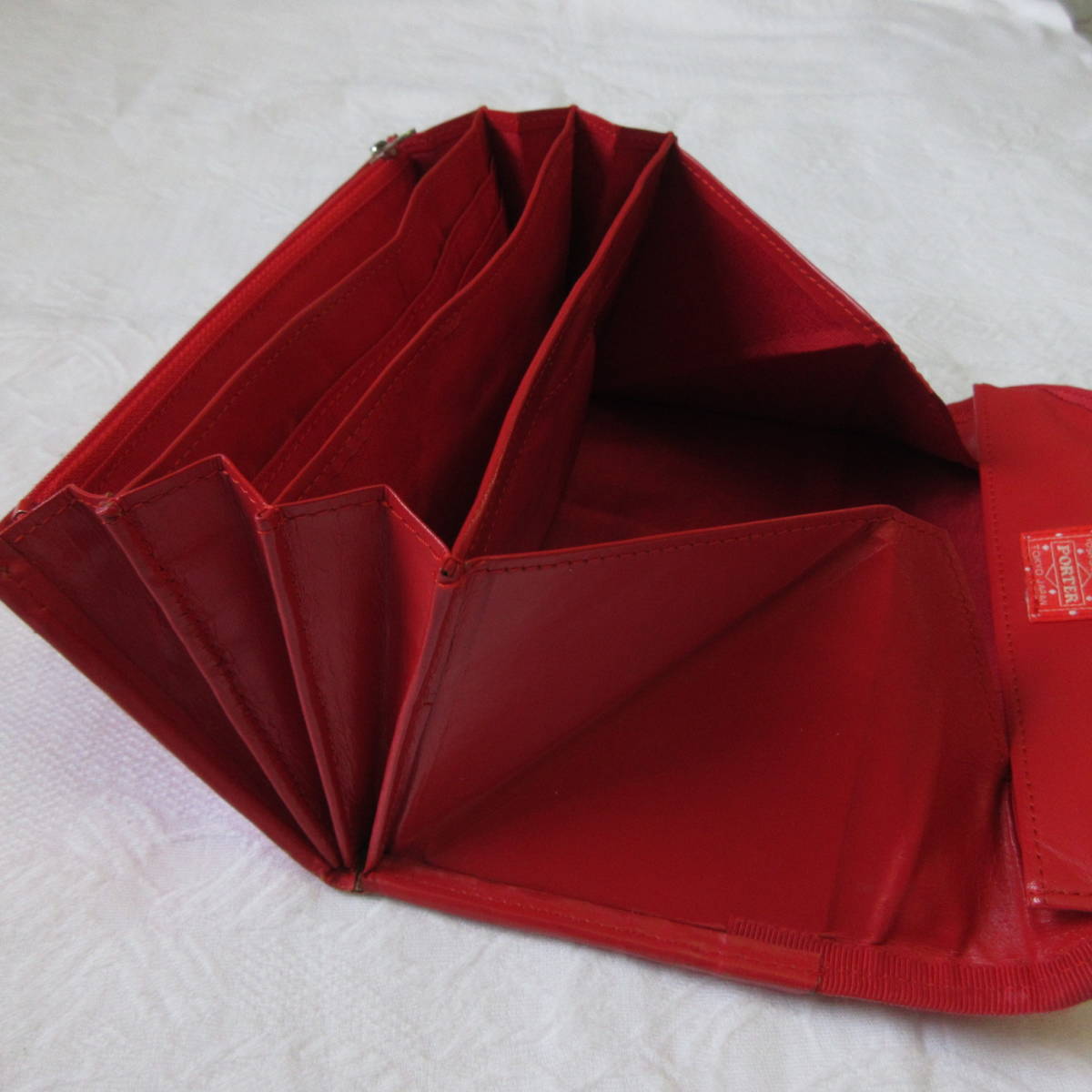 □PORTER GIRL PLANET（ポーター ガール プラネット）長財布 エナメル  