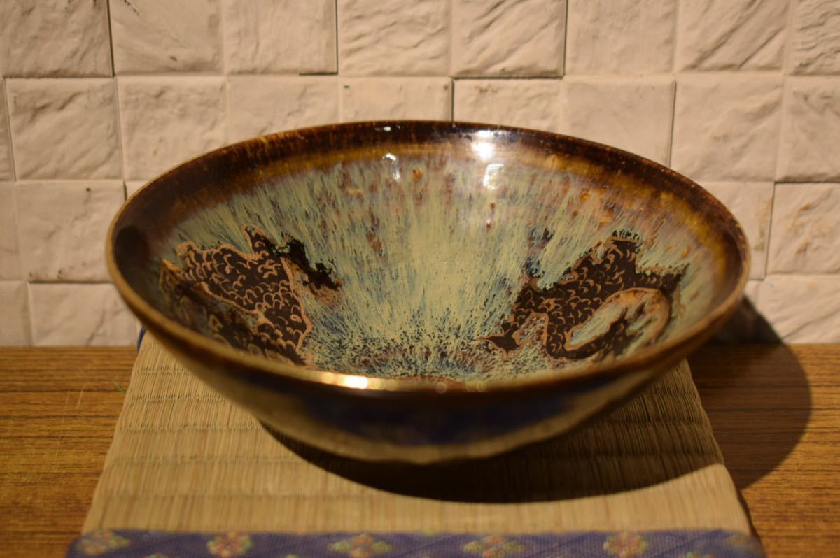 GE】R1857【コレクター所蔵品】時代 天目茶碗 /古美術品 中国古玩 朝鮮