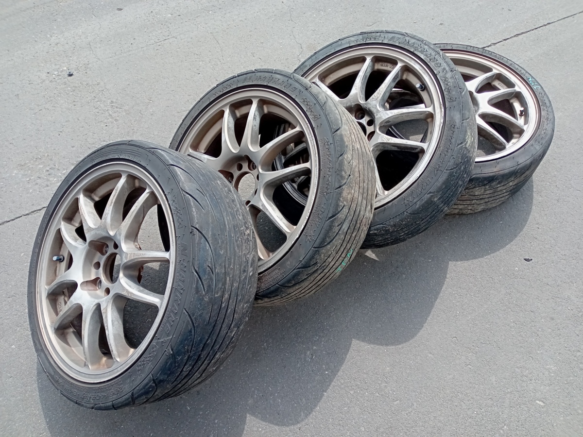 S）WORK エモーション CR改 17インチ 205/40R17 ハイグリップタイヤ 