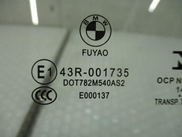 H27 BMW 3D20 F30 320d 右F ドア ガラス M540 176753 4395 BMW 3シリーズ LDA-3D20 ワゴン 右後 (43R-001735