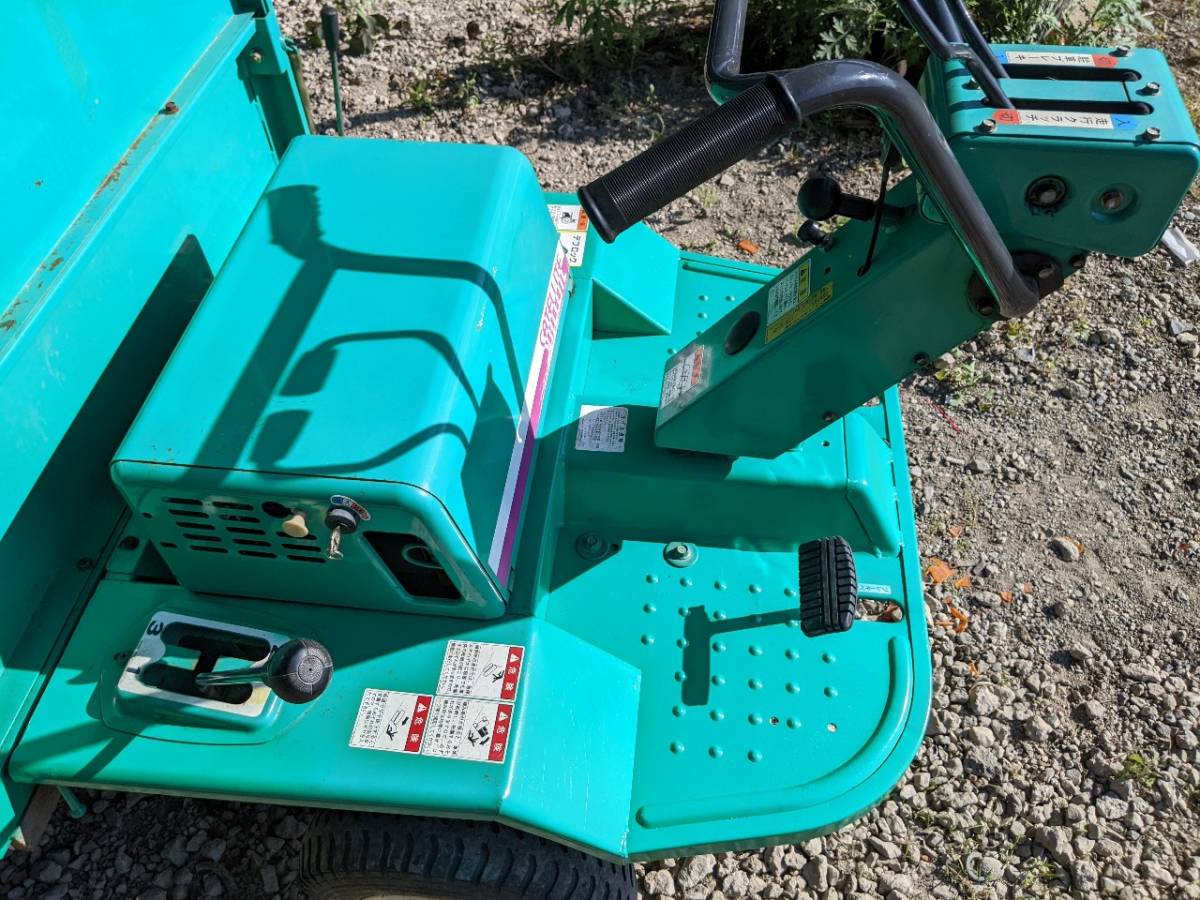 1円☆筑水キャニコム 乗用運搬車☆セル付 油圧ダンプ☆ES643 6馬力 