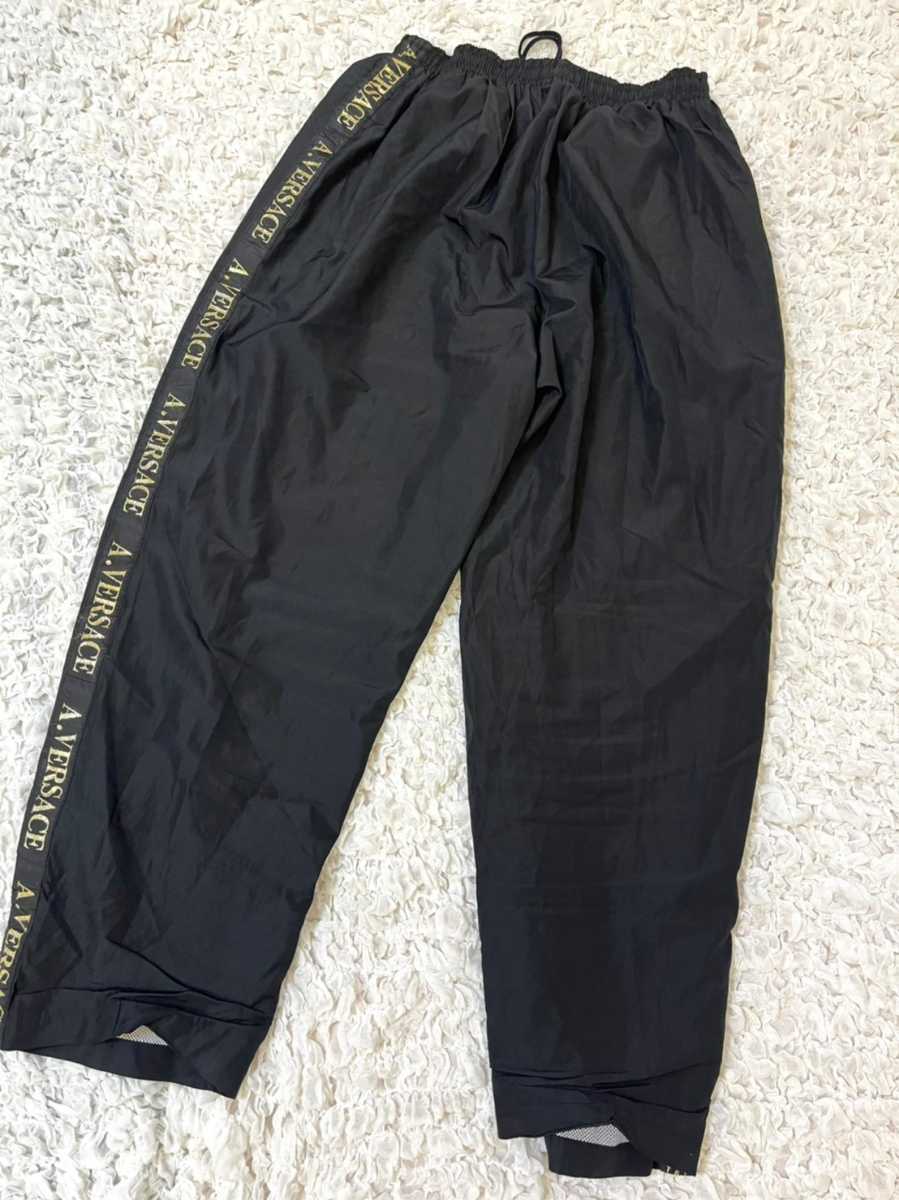 美品 A. VERSACE ヴェルサーチ ヴィンテージ メデューサ ロゴ サイド  