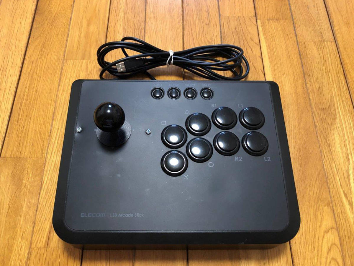動作確認済み！ ELECOM エレコム PS3用 USB アーケードスティック 10