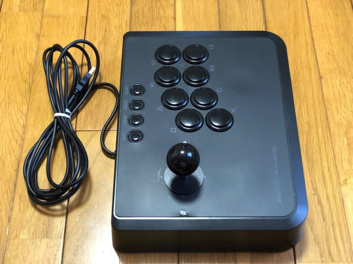 動作確認済み！ ELECOM エレコム PS3用 USB アーケードスティック 10