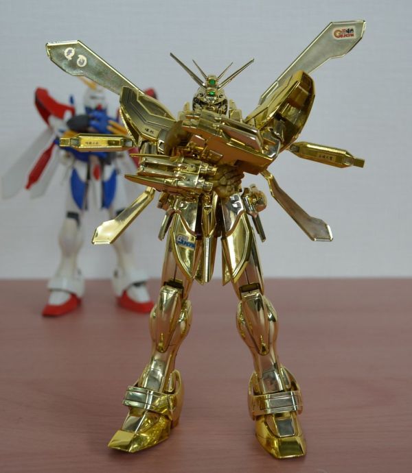 IM] ジャンク バンダイ MG 1/100 ゴッドガンダム 2体セット 金メッキ 