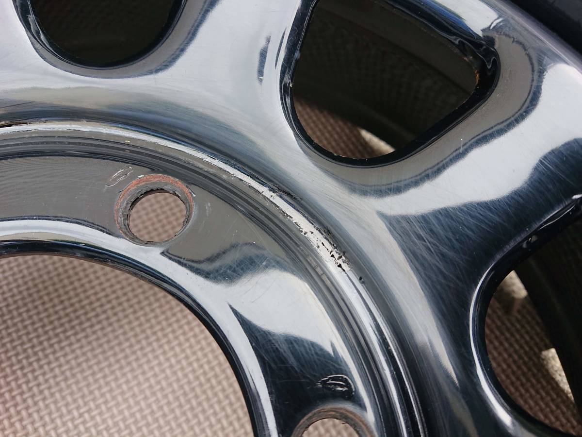 6穴 PCD139.7 スチール デイトナ 4X4 4WD 深リム 鉄 ホイール AWC 