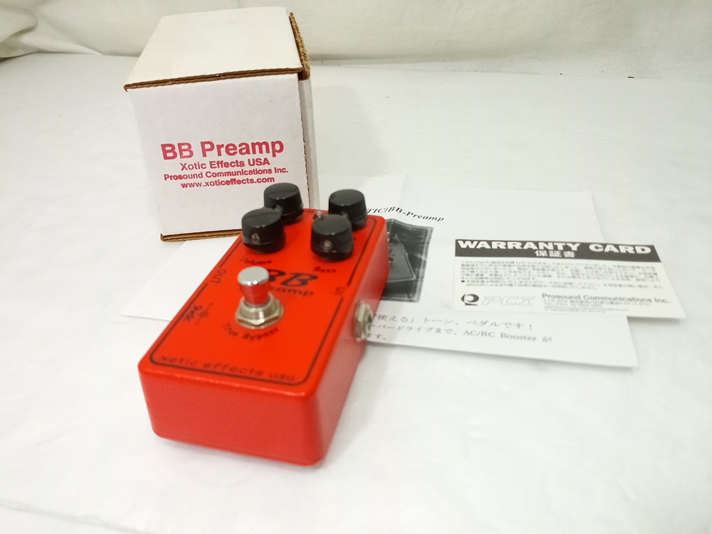 希少 良品 ☆Xotic BB preamp 初期型　手書きシリアル☆