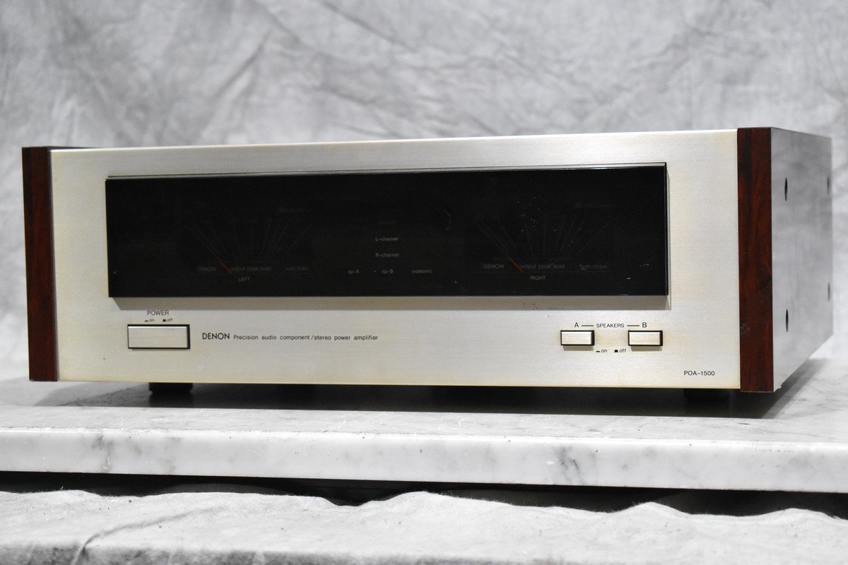 DENON デノン POA-1500 ステレオパワーアンプ【難あり品】(DENON