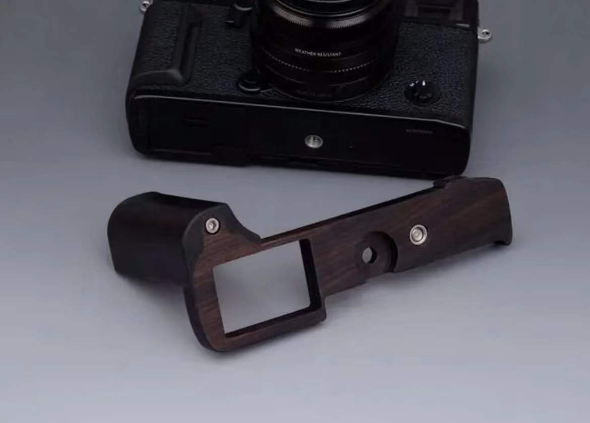 FUJIFILM フジフイルム X-Pro3用 ハンドグリップ（黒檀/エボニー)