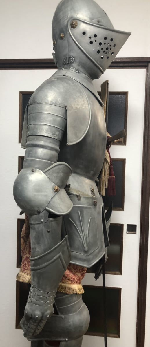 西洋甲冑 鎧 プレートアーマー 等身大 高さ約195cm アンティーク