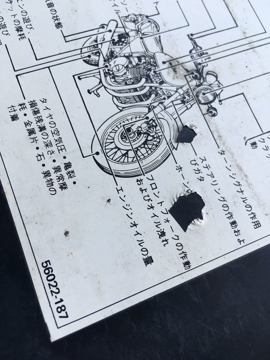 カワサキ Z系？ 小物入れ ツールボックス 中古品