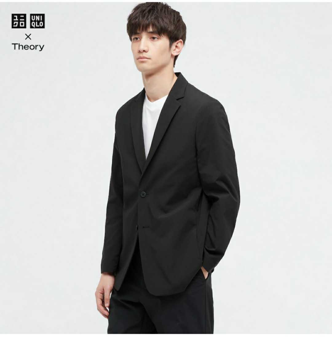 UNIQLO Theory コラボ メンズSサイズ 感動ジャケット ブラック 2022S/S