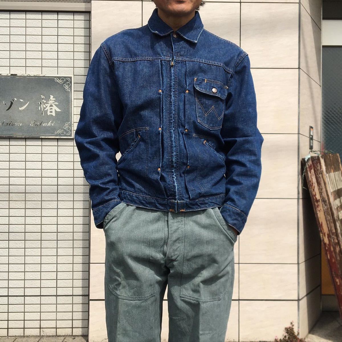 60s Vintage【Wrangler】ビンテージ ラングラー 11MJZ デニム 