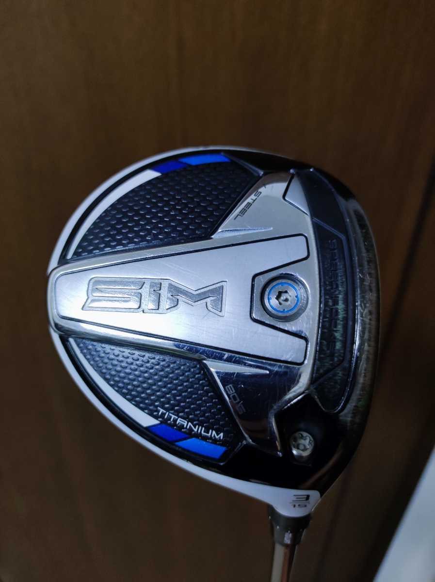 テーラーメイド SIM 3W チタン diamana ZF 60S 当たり傷あり