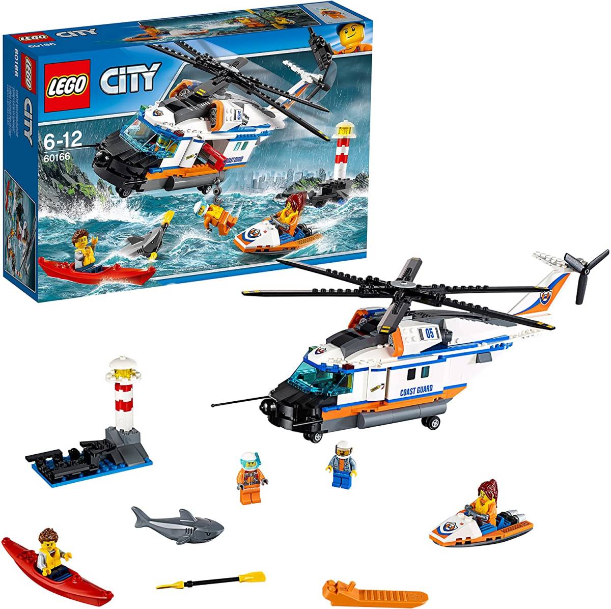 赤字超特価，SALE LEGO レゴ CITY シティ 海上 レスキュー ヘリコプター 60166 警察 消防 病院 工事 飛行場 飛行機 レース ポリス(街シリーズ)｜売買されたオークション情報、yahooの商品情報をアーカイブ公開 - オ 街シリーズ