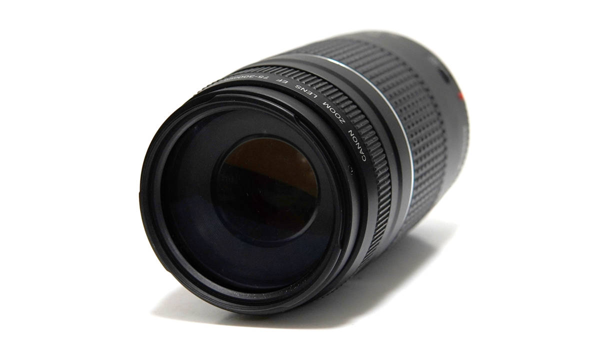 III 75-300mm 望遠ズームレンズ 75-300㎜ 極上品☆フード付☆迫力