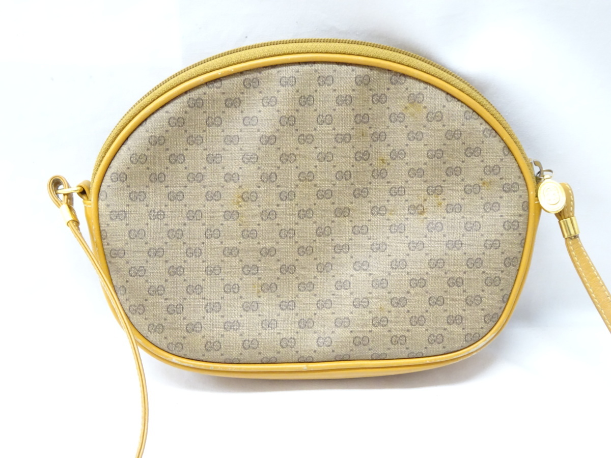 GUCCIマイクロGGポーチ 「オールドグッチ」 1円～】GUCCI オールド グッチ マイクロ GG柄 007・084・0099 ミニ