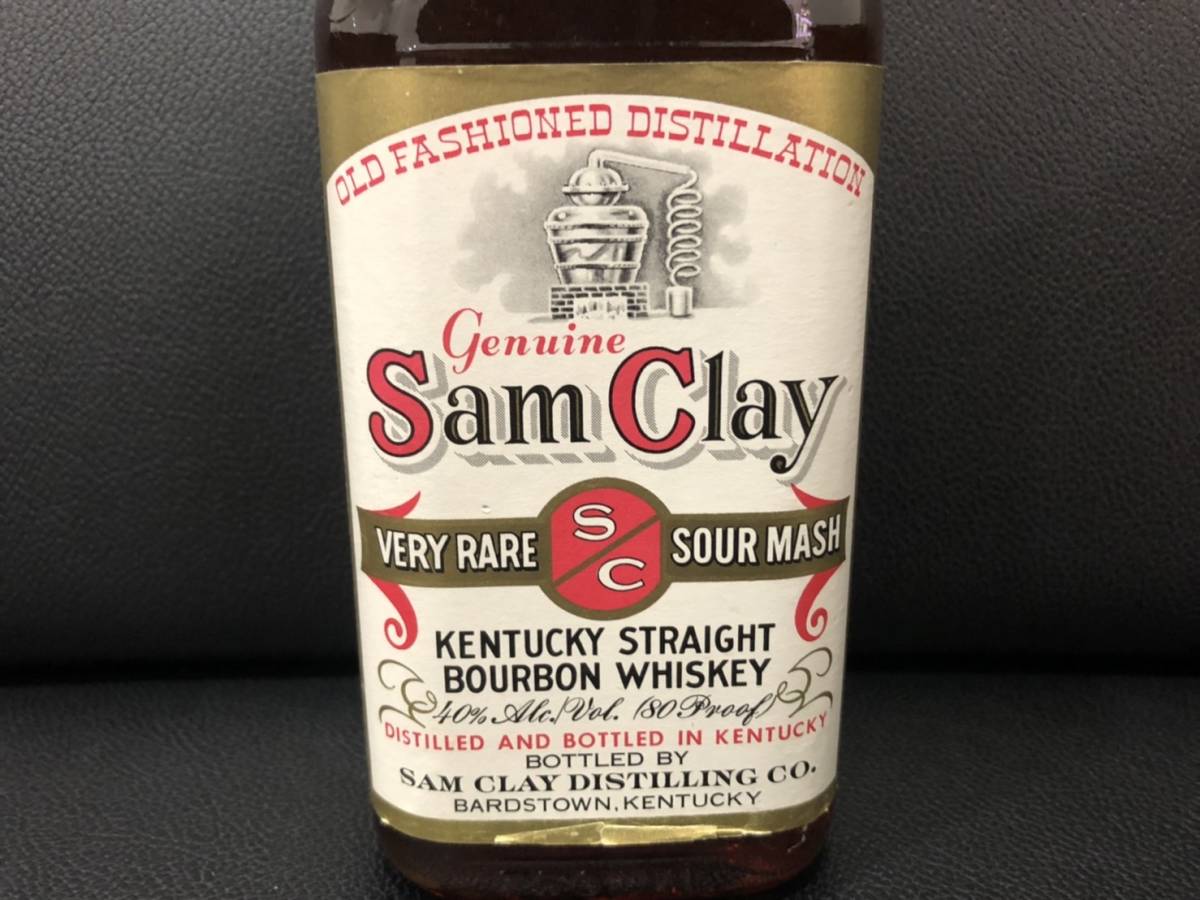 日）サムクレイ 12年 750ml 40度 Sam Clay バーボン ウイスキー 希少品