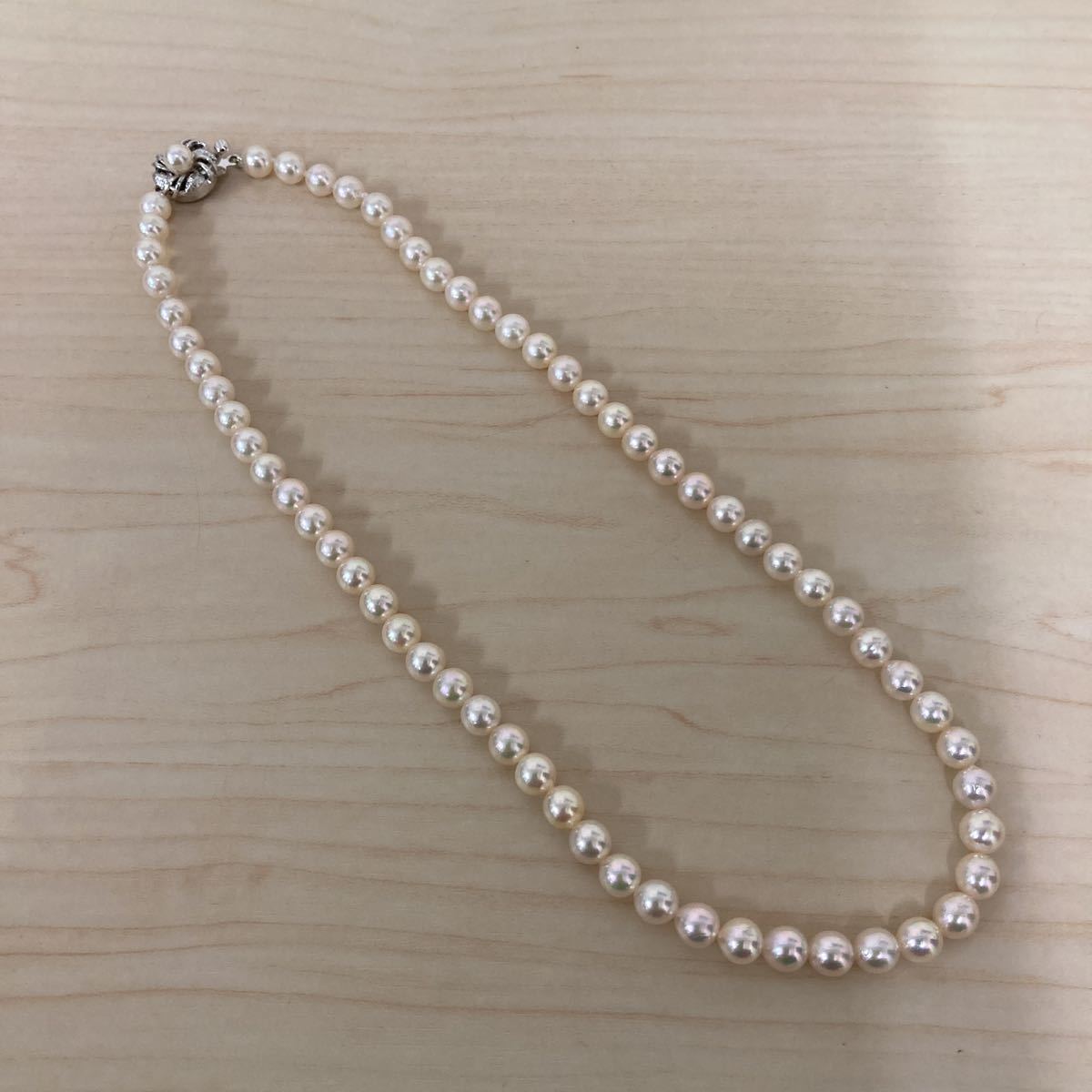アコヤ真珠 ネックレス 6mm-6.5mm 42cm 25g 中古です 【公式通販】
