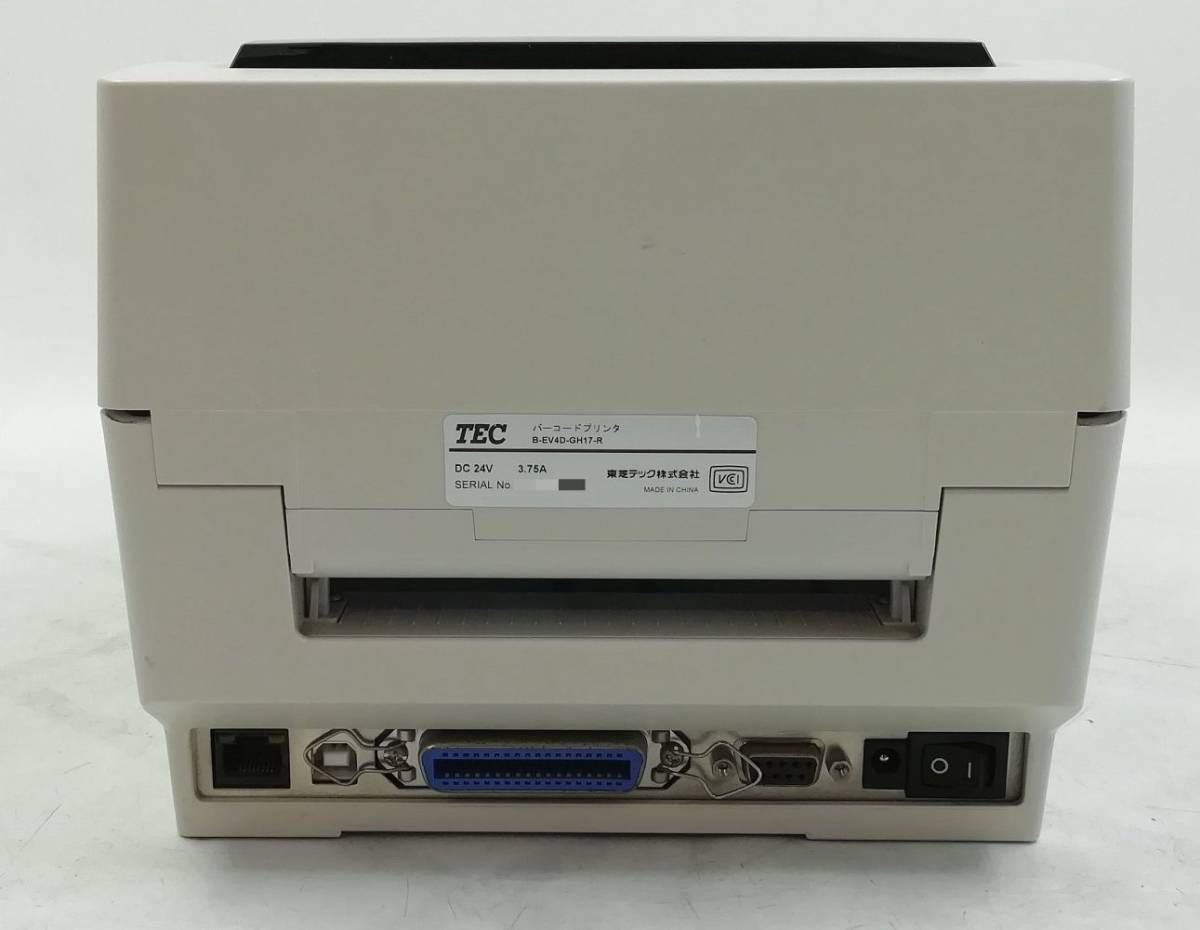 TEC プリンタ 東芝テック バーコードプリンタ ラベル B-EV4D-GH17-R 