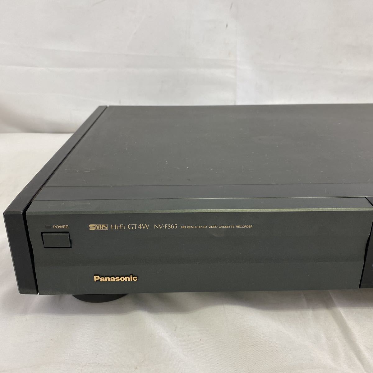 【ジャンク品】 Panasonic パナソニック ビデオデッキ NV-FS65 ◇中古 ジャンク Panasonic/パナソニック S-VHSビデオデッキ NV-FS65