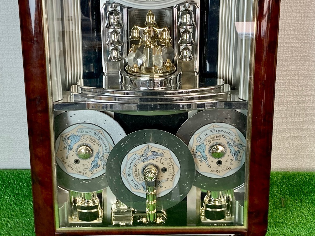 宇都宮店 現状品 リズム時計 4HM739 オルガニートスモールワールド