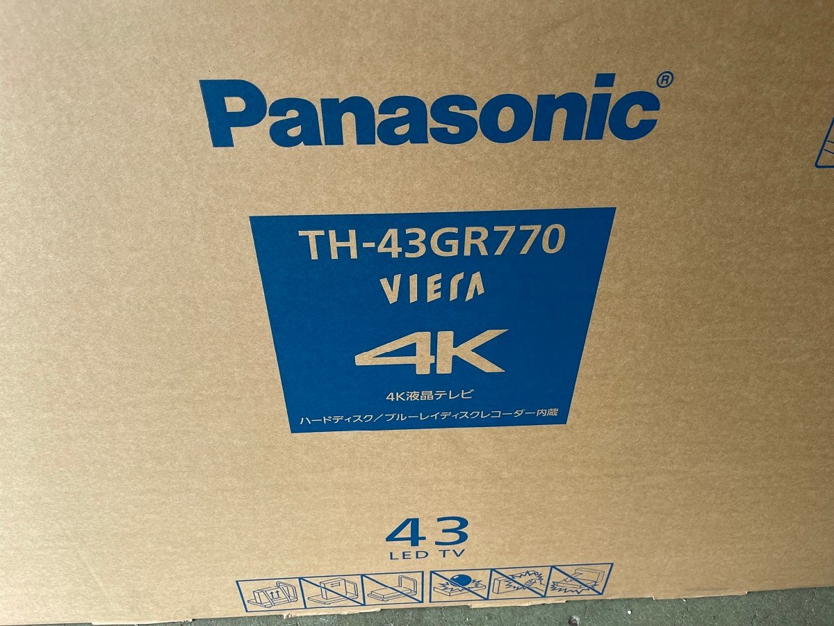 パナソニック VIERA TH-43GR770 43インチ 4K液晶テレビ ハードディスク 