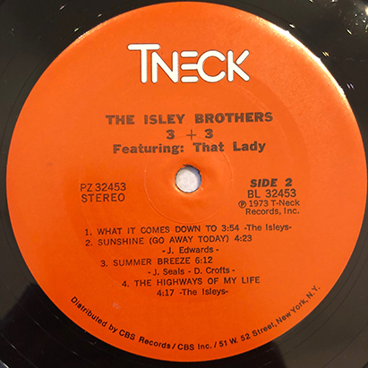 0 - Isley + The Brothers | ISLEY BROTHERS Music 3+3 (1973) 1