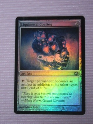 mtg foil 英語版 SOM 液鋼の塗膜/Liquimetal Coating 1枚まで 即決
