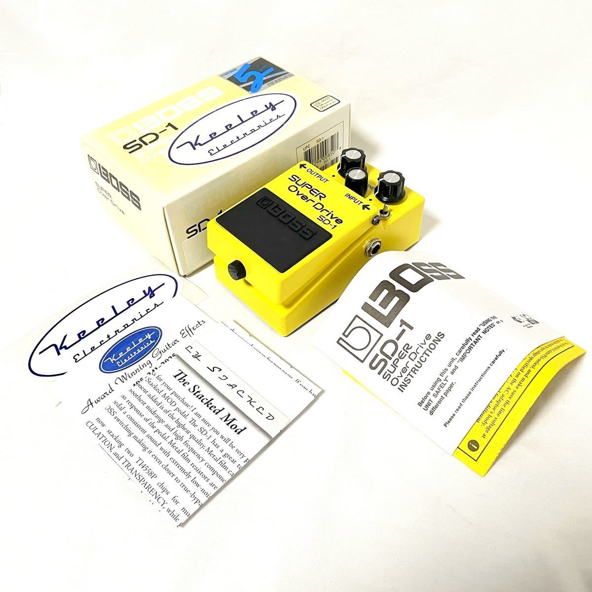 美品！】 Keeley Stacked SD-1 The Stacked Mod / BOSS SD-1 SUPER 
