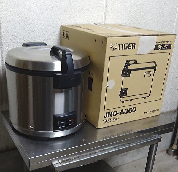 ジャンク扱い 中古 Tiger タイガー 業務用炊飯ジャー 3.6L 発熱動作