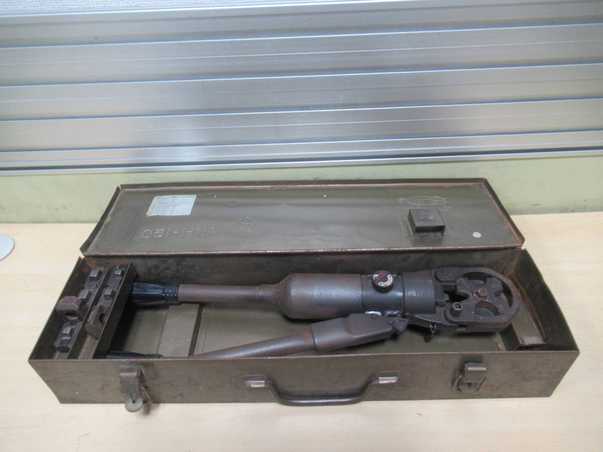 NT123135 中古品 LOBSTER 手動式圧着工具 AKH-150 ※経年劣化 サビあり