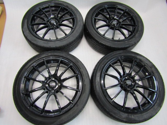 4本セット weds sport SA-15R 17×7J+43 100-4H GBC（ガンメタリック 