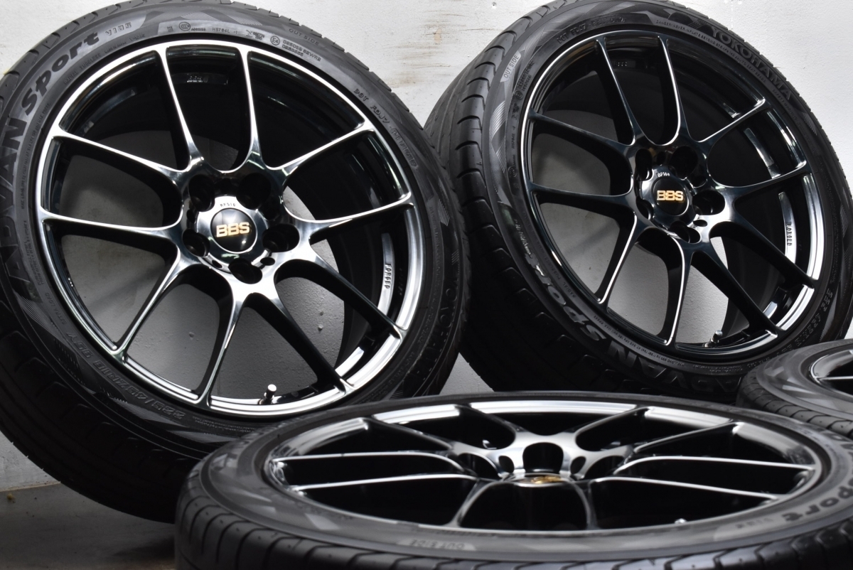 鍛造 限定カラー】BBS RF RF510 18in 7.5J +45 PCD114.3 ブラック 