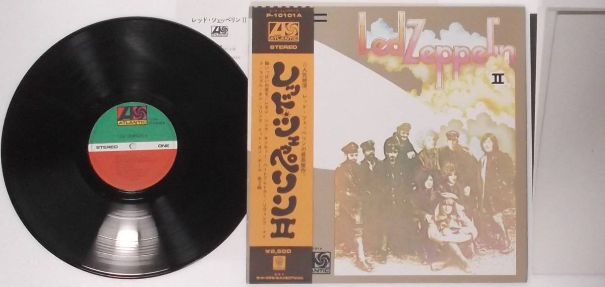【豊富な，人気SALE】 状態良好 ポスター帯付 レッド ツェッペリン Ⅱ(Led Zeppelin)｜売買されたオークション情報、yahooの商品情報をアーカイブ公開 - オークファン Led Zeppelin
