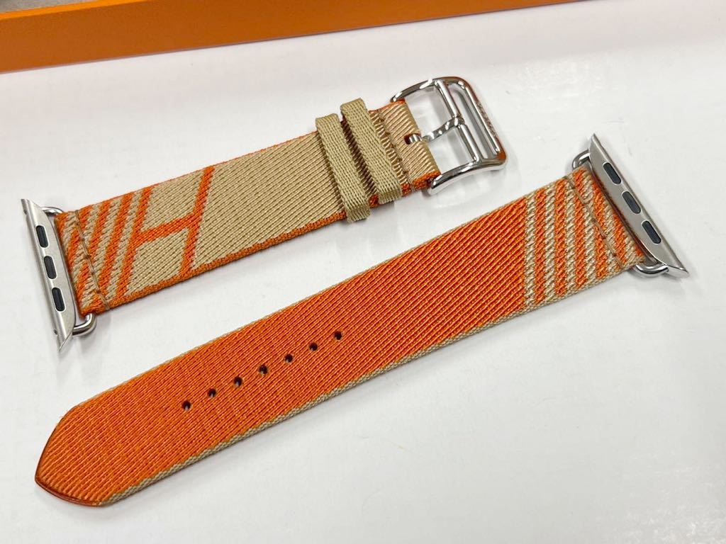 ☆ほぼ未使用 即決 希少 Apple Watch Hermes 45mm 44mm ジャンピング