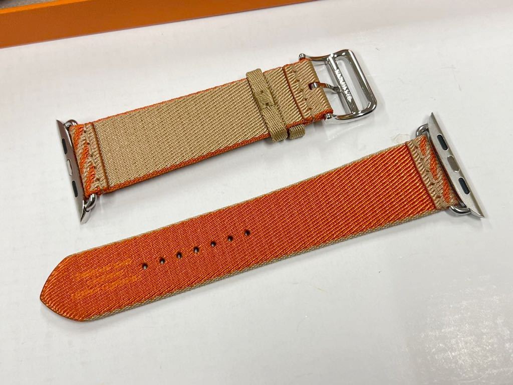 ☆ほぼ未使用 即決 希少 Apple Watch Hermes 45mm 44mm ジャンピング