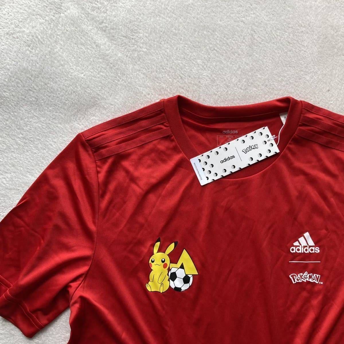 M 新品正規品 限定コラボ adidas アディダス POKEMON ポケモン Tシャツ 