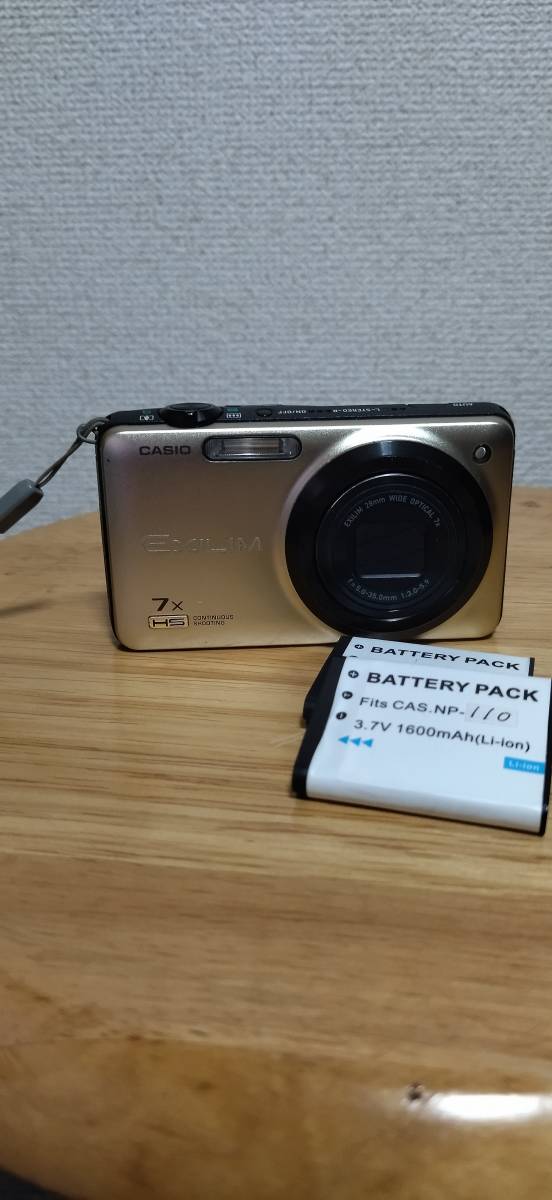 CASIO カメラ EX-Z1080 バッテリー ブラック コンデジ 動作品 【公式通販】