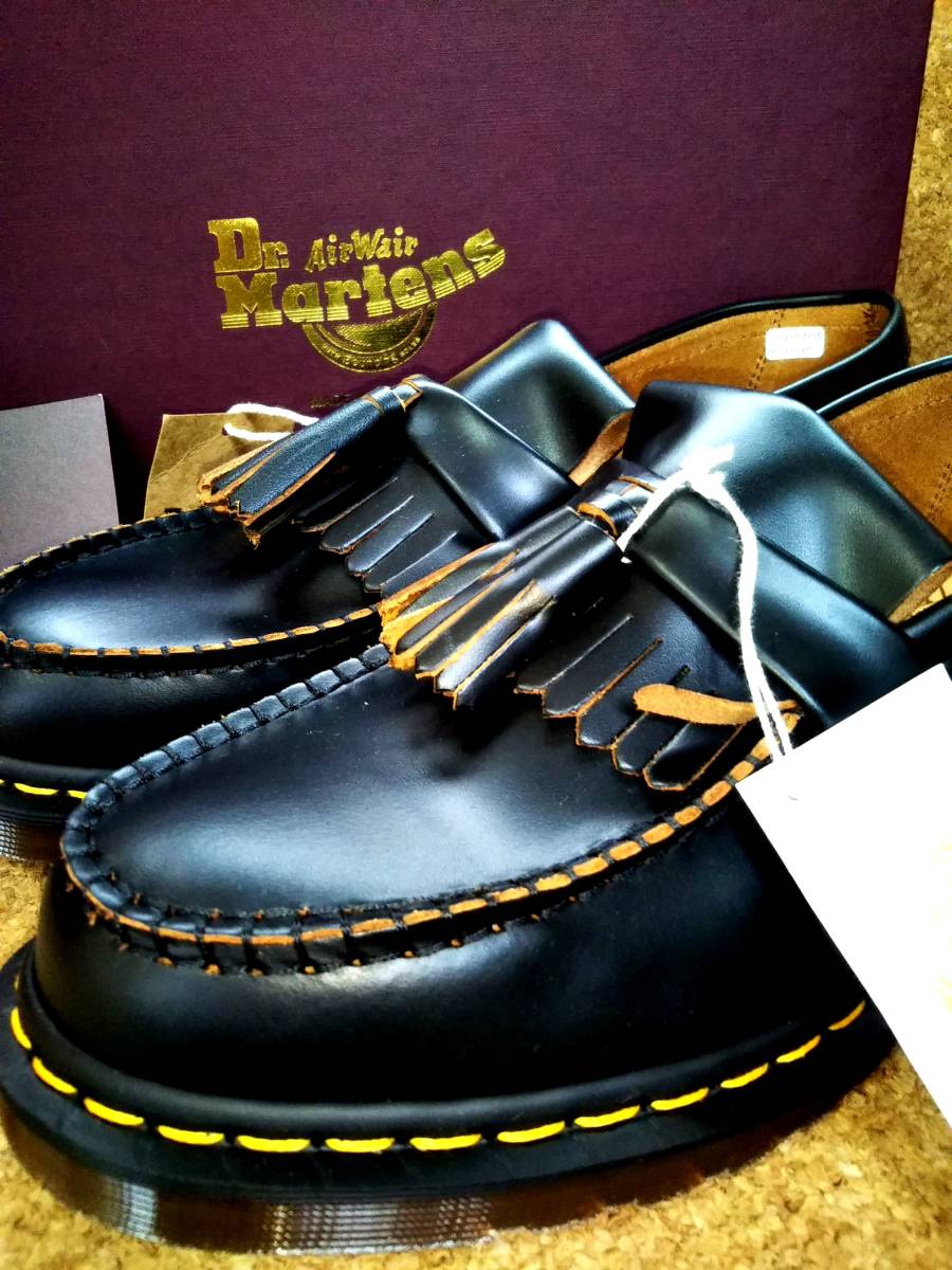 【Dr.MARTENS】ドクターマーチン 英国製 MIE ADRIAN タッセル ローファー UK9 (28cm ) イングランド製 エイドリアン 初期型復刻【未使用】