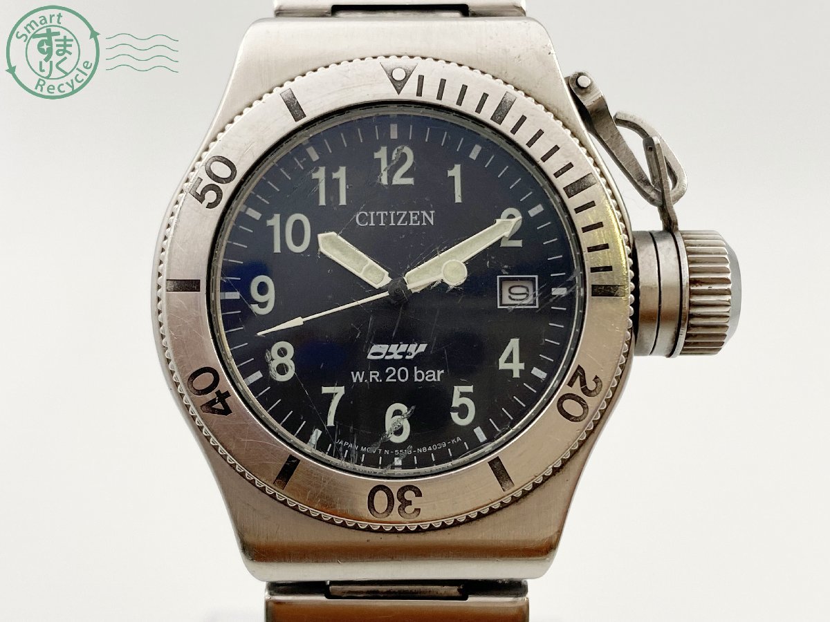 0670136 〇 CITIZEN(シチズン)OXY デイト 5518-S71122 QUARTZ クォーツ