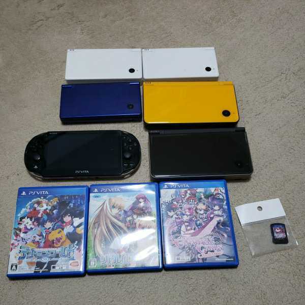 SONY 任天堂 PS Vita 2000 DSi DSiLL 本体 ソフト まとめて セット 