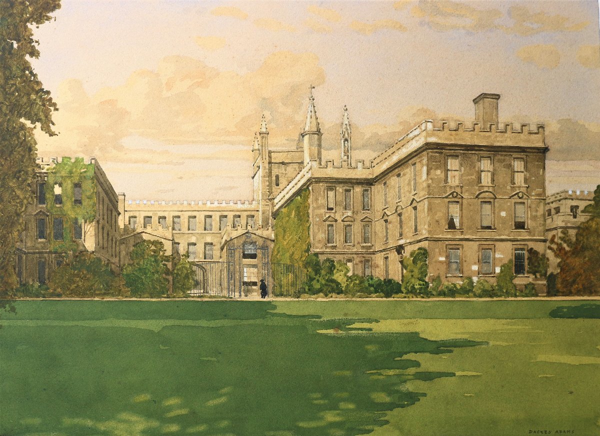 赤字超特価，セール William Dacres Adams 水彩画 額装品 / Painting