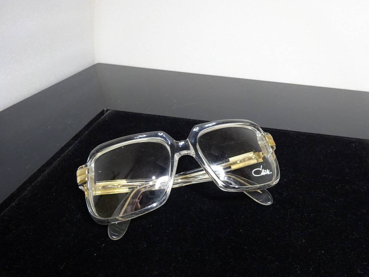 現状品 CAZAL カザール サングラス MOD607 COL65 56ロ18 140 クリアレンズ メガネフレーム(金属フレーム)｜売買され ...
